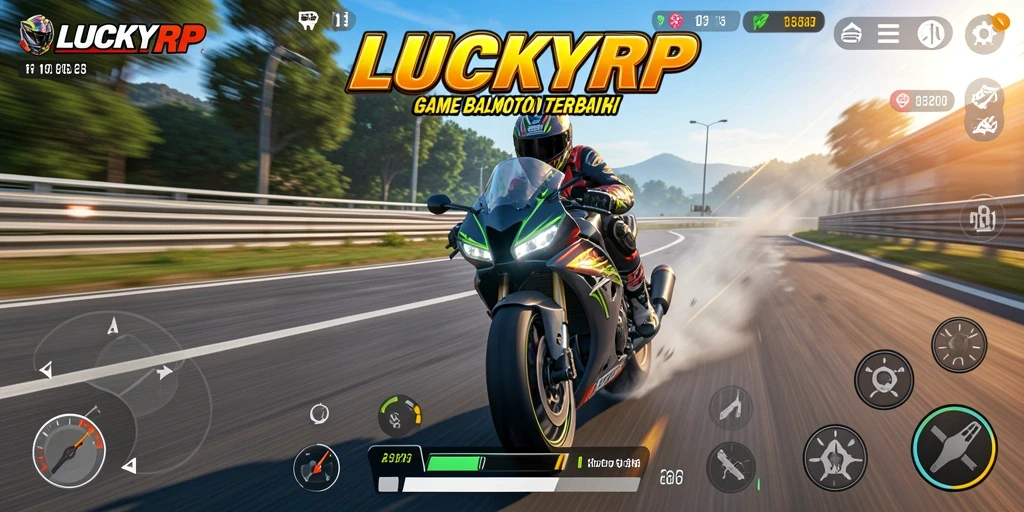 Tampilan gameplay LUCKYRP yang penuh aksi dan adrenalin.