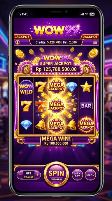 Proses pengunduhan aplikasi di wow99 yang cepat dan aman.